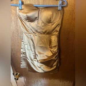 Naked wardrobe strapless dress